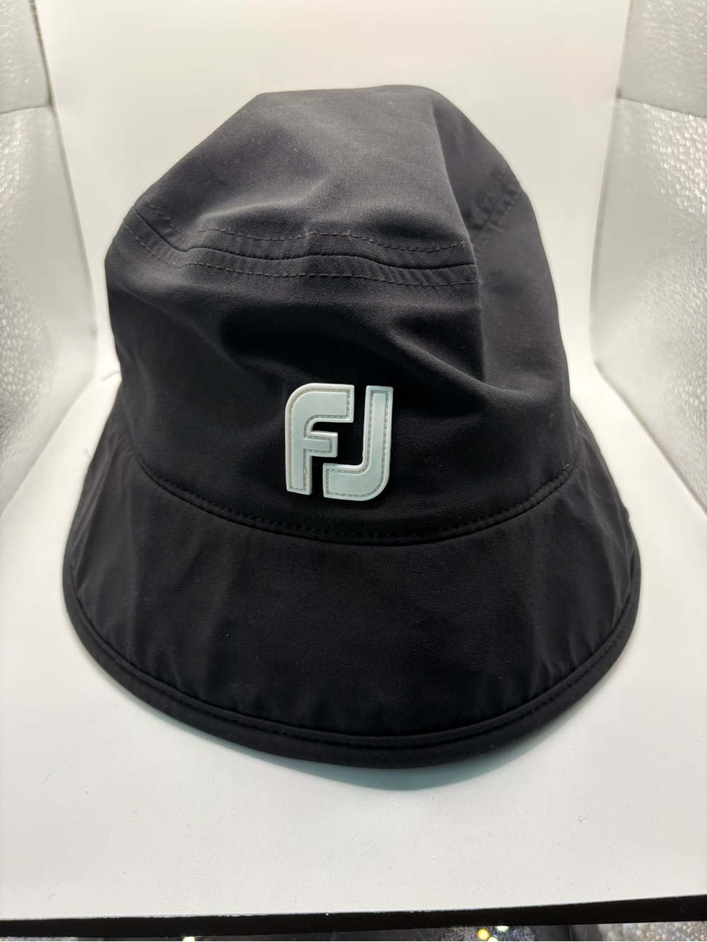FootJoy DryJoys Waterproof Golf Bucket Hat Black S/M